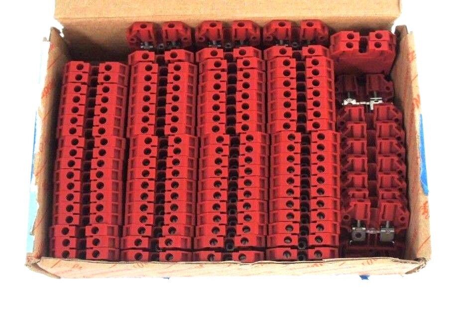 BOX OF 89 NEW WEIDMULLER 9129920000 SAK 4/EN RT, 600V 36A AWG 26 TO 10