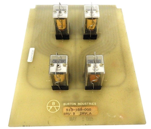 BURTON EMERSON 513-185-000 RELAY BOARD BRV: B DRV: A