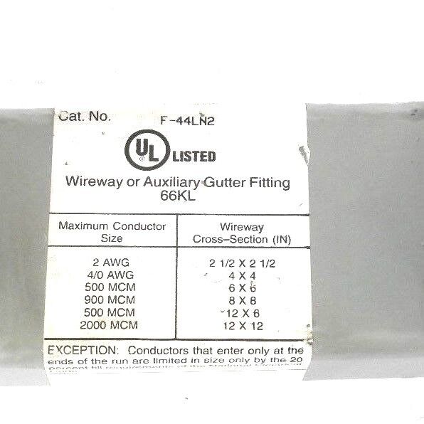 NEW HOFFMAN F-44LN2 WIREWAY FITTING ENCLOSURE F44LN2