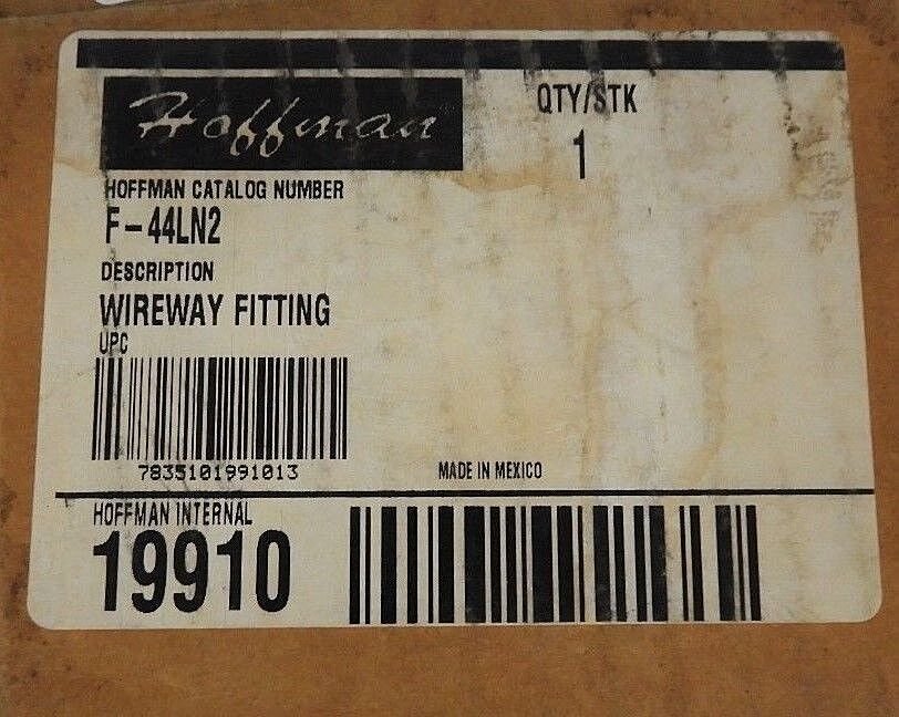 NEW HOFFMAN F-44LN2 WIREWAY FITTING ENCLOSURE F44LN2