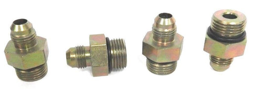 LOT OF 4 NEW PARKER 6-8-F50X-S STRAIGHT MALE CONNECTORS 3/8" NPT X 3/4" UN