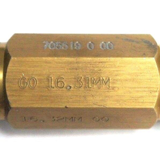 GENERIC 705519-0-00 PLUG GAGE 16.31MM, 16.32MM, 705519000