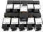 LOT OF 11 ALLEN BRADLEY 800MB-X0 PUSHBUTTON SWITCHES SER. A 800MB-XO W/ 800M-XD1