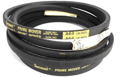 LOT OF 2 NEW THERMOID A64 (4L660) PRIME MOVER BELTS