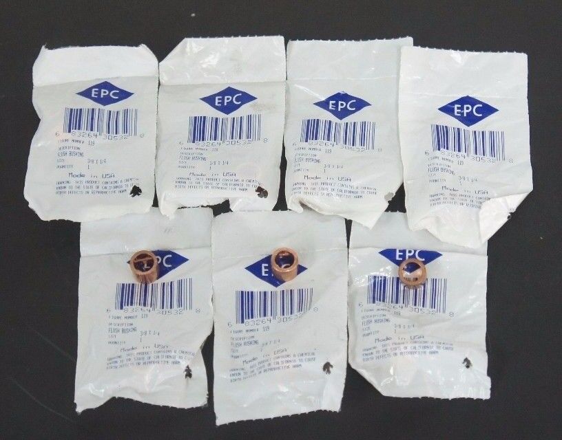 LOT OF 10 NEW EPC FIGURE NUMBER 119 SIZE: 3/8 X 1/4 FLUSH BUSHINGS