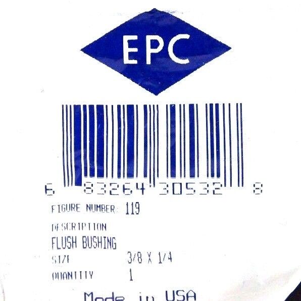 LOT OF 10 NEW EPC FIGURE NUMBER 119 SIZE: 3/8 X 1/4 FLUSH BUSHINGS