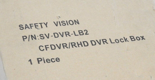 NIB SAFETY VISION SV-DVR-LB2 DVR LOCK BOX SVDVRLB2