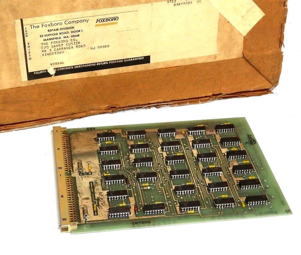 REPAIRED INVENSYS / FOXBORO D3001YE PC BOARD