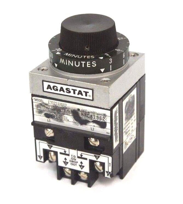 TYCO AGASTAT E7022AH002 RELAY 3-30MINUTE TIMING