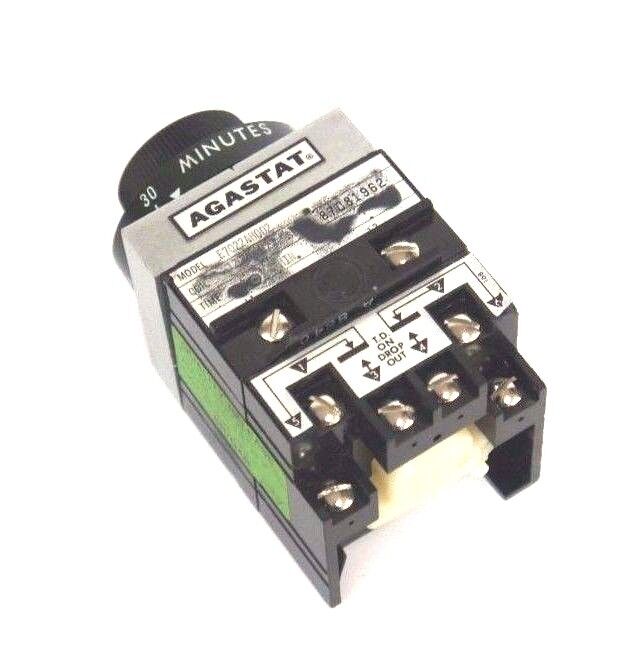 TYCO AGASTAT E7022AH002 RELAY 3-30MINUTE TIMING