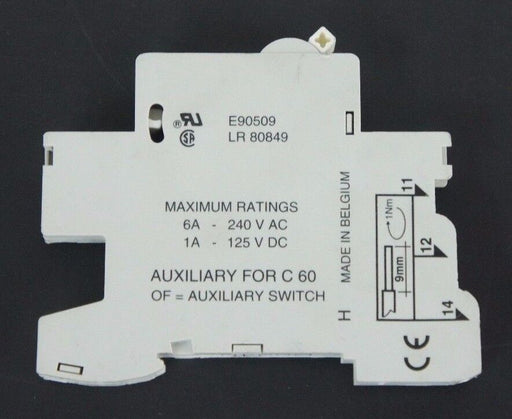 NEW EATON KLOCKNER MOELLER E90509 AUXILIARY CONTACT 6AMP 240VAC 1AMP 125VDC