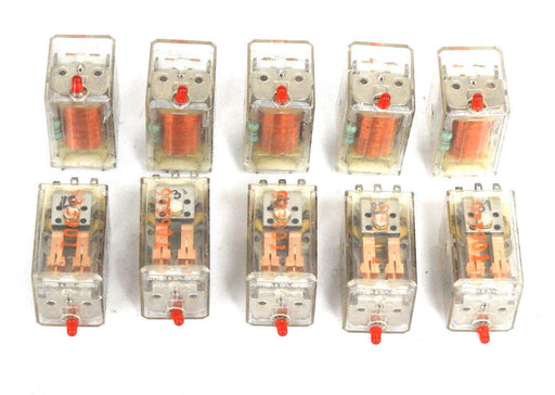 LOT OF 10 POTTER & BRUMFIELD R10L-E1P2-V185 RELAYS 12VDC 120VAC
