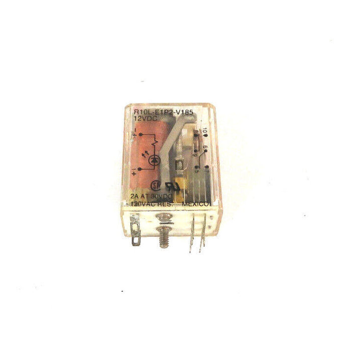 LOT OF 10 POTTER & BRUMFIELD R10L-E1P2-V185 RELAYS 12VDC 120VAC