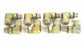 LOT OF 8 NEW DIXON MALE SAE O-RING 90 DEG ELBOWS 11/16"-16 x 9/16"-18