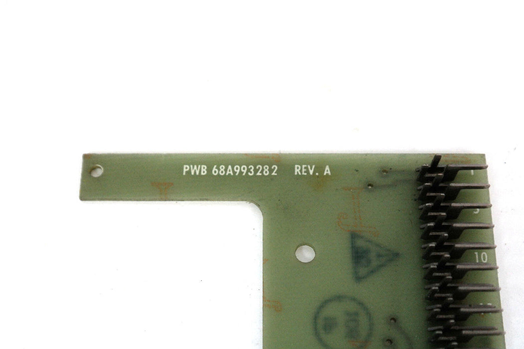 GENERAL ELECTRIC PWB 68A993282 CONNECTOR CARD REV A, 68A993280G1 259A7767G86L084