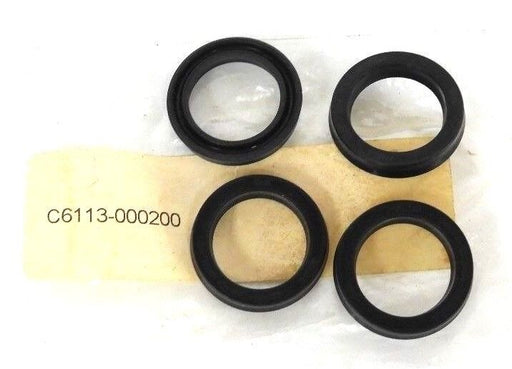 LOT OF 4 NEW MORRIS C6113-000200 PISTON SEALS 3/4X1X3/16INCH