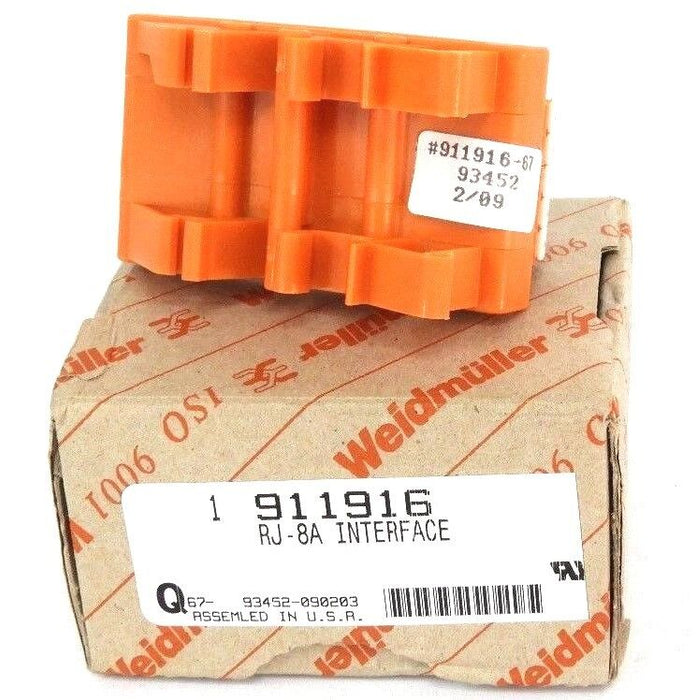 NIB WEIDMULLER 911916 RJ-8A INTERFACE