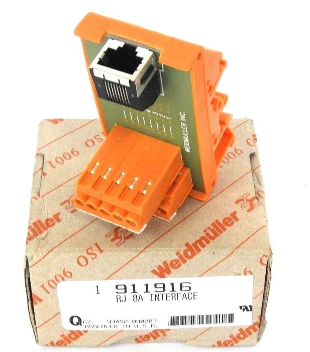 NIB WEIDMULLER 911916 RJ-8A INTERFACE