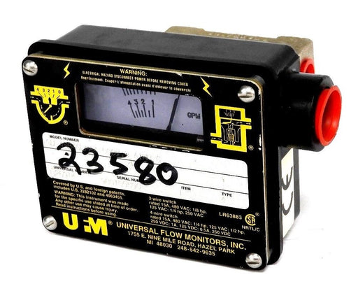 UFM SN-ASB4GLM-4-500V.9-A1WR-C UNIVERSAL FLOW MONITOR TYPE: 4