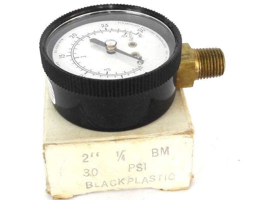 NIB CONTINENTAL PRECISION INSTRUMENTS 05-022-318 2'' 1/4 BM, 30 PSI GAUGE