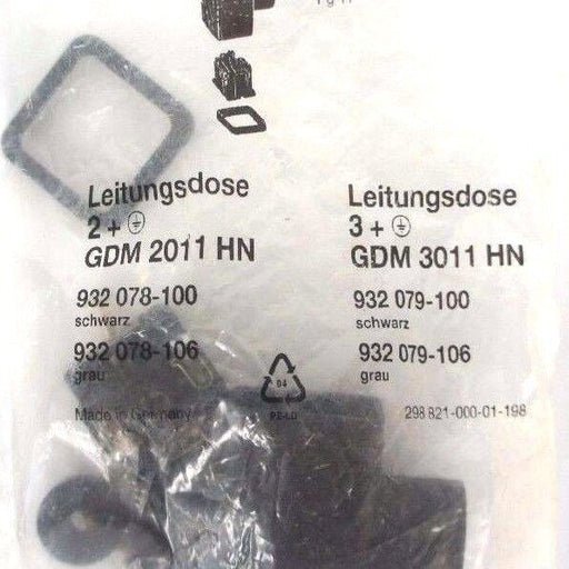 LOT OF 2 NEW LEITUNGSDOSE GDM 2011 HN SOLENOID PLUGS GDM2011HN
