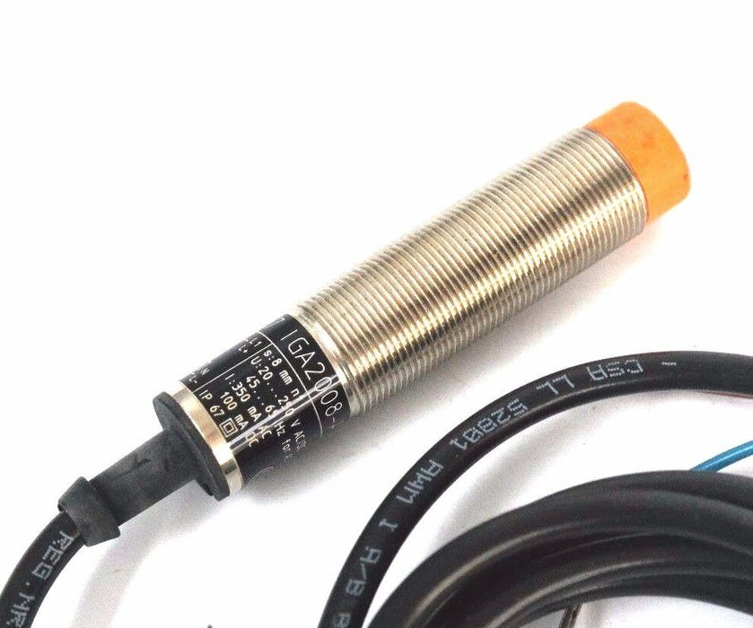 NIB IFM EFECTOR IGA2008-ABOA PROXIMITY SENSOR W/ CABLE IG0307, IGA2008AB0A