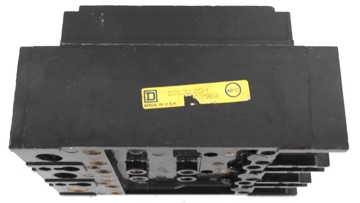 SQUARE D Q2L3125H CIRCUIT BREAKER 125AMP 3POLE 240VDC