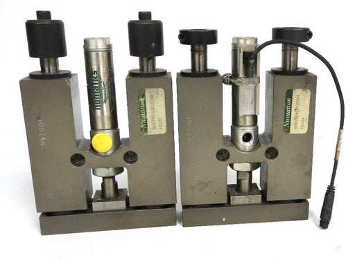 LOT OF 2 NUMATICS SH07501LB1ZCS4 SH SER. LINEAR SLIDE W/ 0750D01-01A-73 CYLINDER