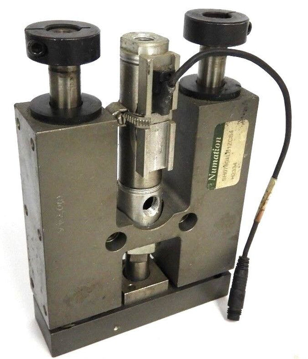 LOT OF 2 NUMATICS SH07501LB1ZCS4 SH SER. LINEAR SLIDE W/ 0750D01-01A-73 CYLINDER