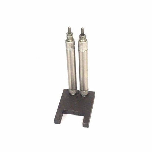 LOT OF 2 BIMBA .56DXPSRM02.0 PNEUMATIC CYLINDERS WITH BRACKETS 56DXPSRM020