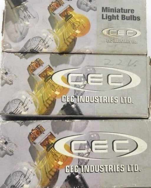 LOT OF 21 NEW CEC INDUSTRIES K4 MINIATURE LIGHT BULBS