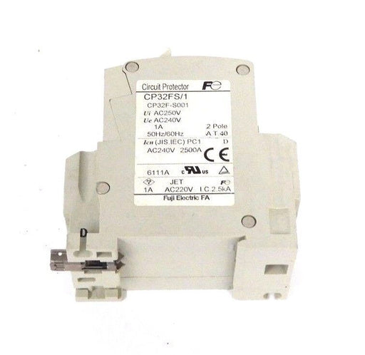 FUJI ELECTRIC CP32FM/1 CIRCUIT PROTECTOR 2POLE 1A CP32FM1, CP32FM, CP32F-M001