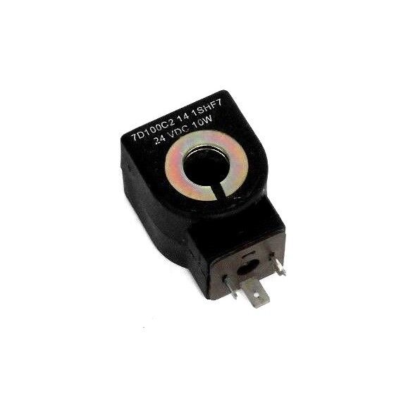 PARKER 7D100C2-14-1SHF7 SOLENOID VALVE COIL 24VDC 10W, 7121KBN2NV00