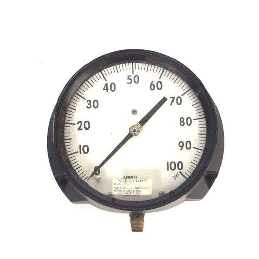 ASHCROFT DURAGAUGE Q-8451 PRESSURE GAUGE 0-100 PSI, 1/4" NPT, Q8451