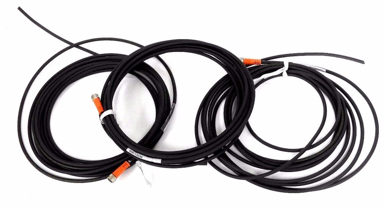 LOT OF 3 LUMBERG RKMV 3-224/5M CABLES 3A 125V, RKMV3224/5M
