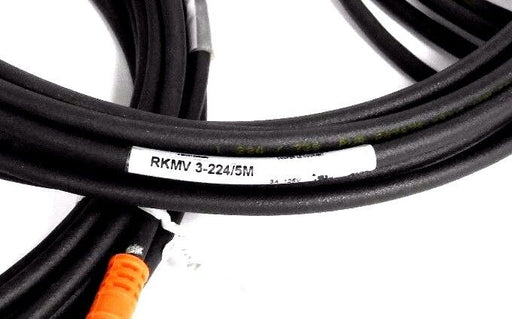 LOT OF 3 LUMBERG RKMV 3-224/5M CABLES 3A 125V, RKMV3224/5M