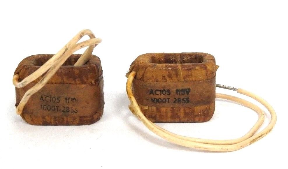 LOT OF 2 GENERIC 1000T-28SS COILS AC105 115V