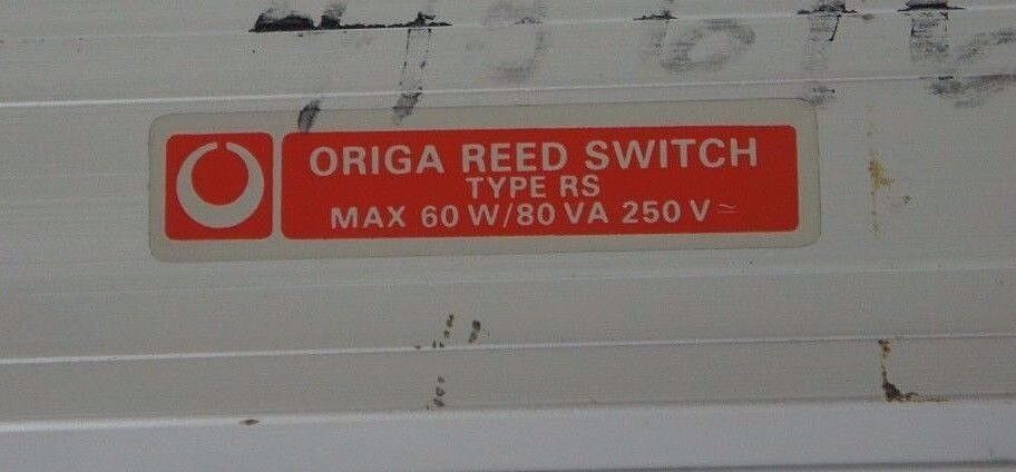 ORIGA TYPE RS REED SWITCH MAX 60W, 80VA, 250V