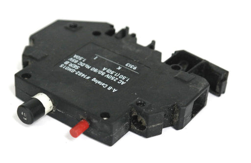 LOT OF 5 ALLEN BRADLEY 1492-GH015 MINI CIRCUIT BREAKERS SER B, 1.5AMP, 1492GH015