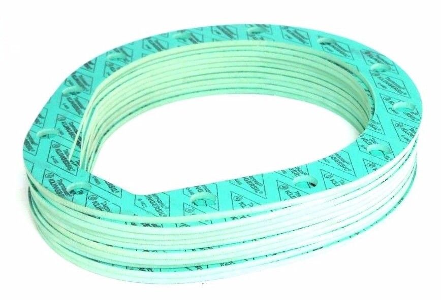 LOT OF 10 NEW THERMOSEAL KLINGERSIL C-4401 OBLONG GASKETS 1/4" THICK, 1-3/4" W