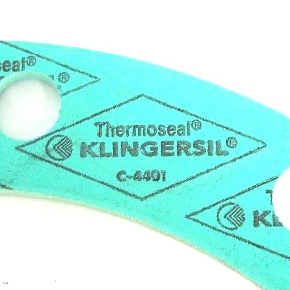 LOT OF 10 NEW THERMOSEAL KLINGERSIL C-4401 OBLONG GASKETS 1/4" THICK, 1-3/4" W