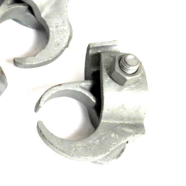 LOT OF 4 NEW OZ GEDNEY 1 1/4" STEEL FITTING CLAMPS