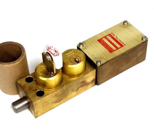 NEW KIRK CK75729 DOUBLE BRASS KEY INTERLOCK MECHANISM 1" BOLT