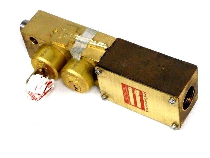 NEW KIRK CK75729 DOUBLE BRASS KEY INTERLOCK MECHANISM 1" BOLT