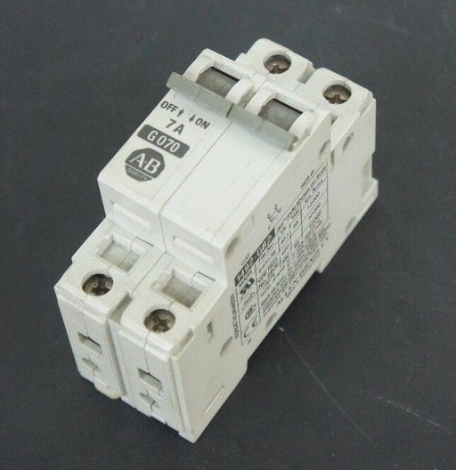 ALLEN BRADLEY 1492-CB2G070 CIRCUIT BREAKER 7 AMP, SER B, 1492CB2G070