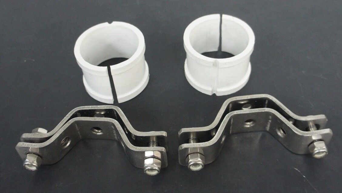 LOT OF 2 NEW DIXON B24PS-G200 2'' TUBE HANGERS W/ SLEEVE, B24PSG200