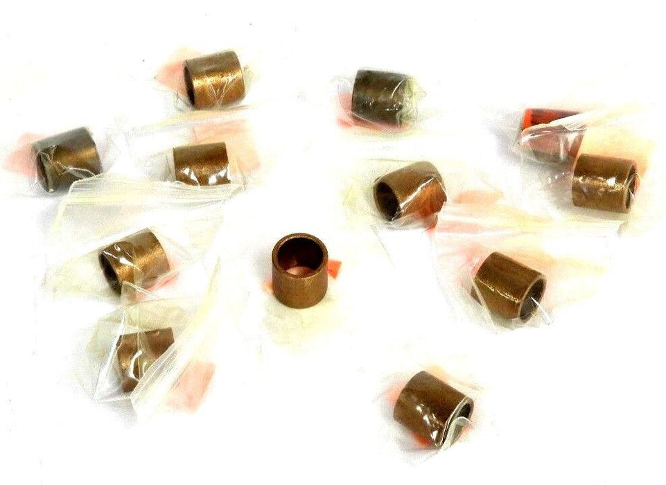 (12) ISOSTATIC AA628-25 BRONZE SLEEVE BUSHINGS .5015''I.D.X.628''O.D.X0.625 L