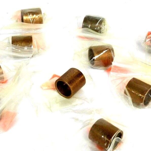 (12) ISOSTATIC AA628-25 BRONZE SLEEVE BUSHINGS .5015''I.D.X.628''O.D.X0.625 L