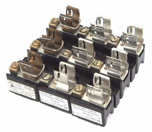 LOT OF 3 ALLEN BRADLEY X-401978 FUSE BLOCKS 30AMP, 600 VOLT MAX, X401978