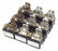 LOT OF 3 ALLEN BRADLEY X-401978 FUSE BLOCKS 30AMP, 600 VOLT MAX, X401978